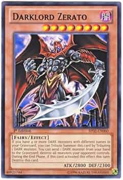 Amazon.co.jp: 遊戯王 英語版 BP02-EN060 Darklord Zerato 堕天使